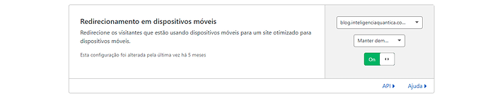 Redirecionamento mobile cloudflare