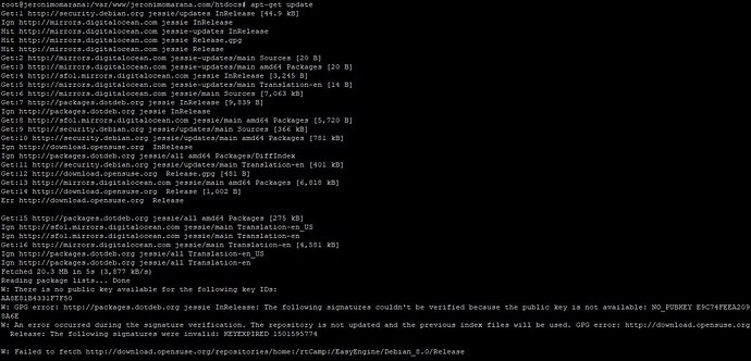 apt-get update