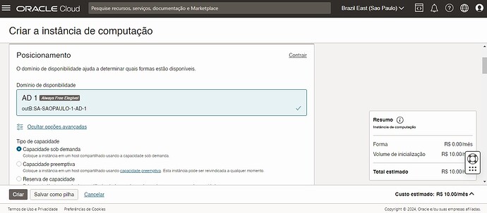 dominio de disponibilidade