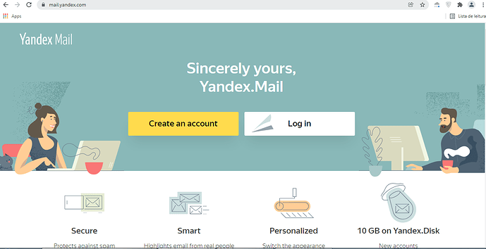 tela onde crei a conta de email yandex - screenshot-passport.yandex.com-2022.01.31-10_23_25